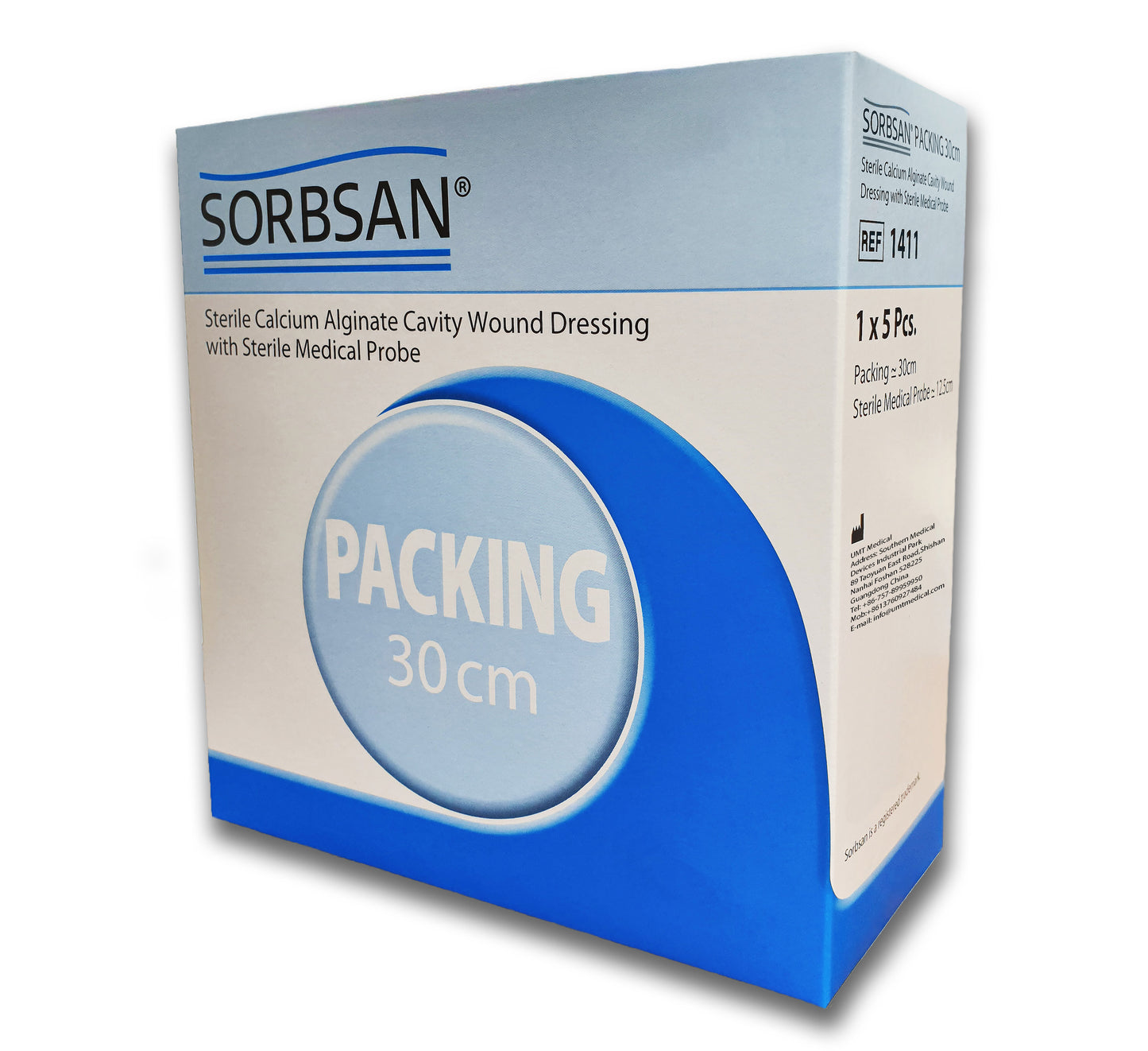 Sorbsan Packing - Calcium Alginate Rope 2g (2x30cm) (5 Dressings)